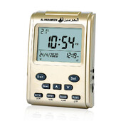 Moslemi lauakell koos Azani ajaga igapäevane äratus Qibla kompass Hijri kalendri heliväljund Automaatne DST AL-Harameeni Ramadani kingitus