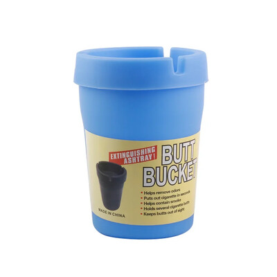 WE PUFF Scrumieră portabilă ignifugă pentru mașină, ușor de curățat, hotel, gospodărie, rezistentă la picături, culoare bomboană, birou, acasă, accesorii pentru tavă de scrumiere