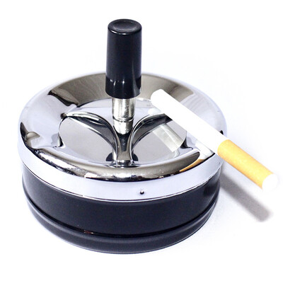 Metallist tuhatoos ümmargune pöörlev isepuhastuv tuhatoos kaasaskantav õues suitsetatav tuhatoos Suitsetaja tuhatoosikontor meestele sigari tuhatoos