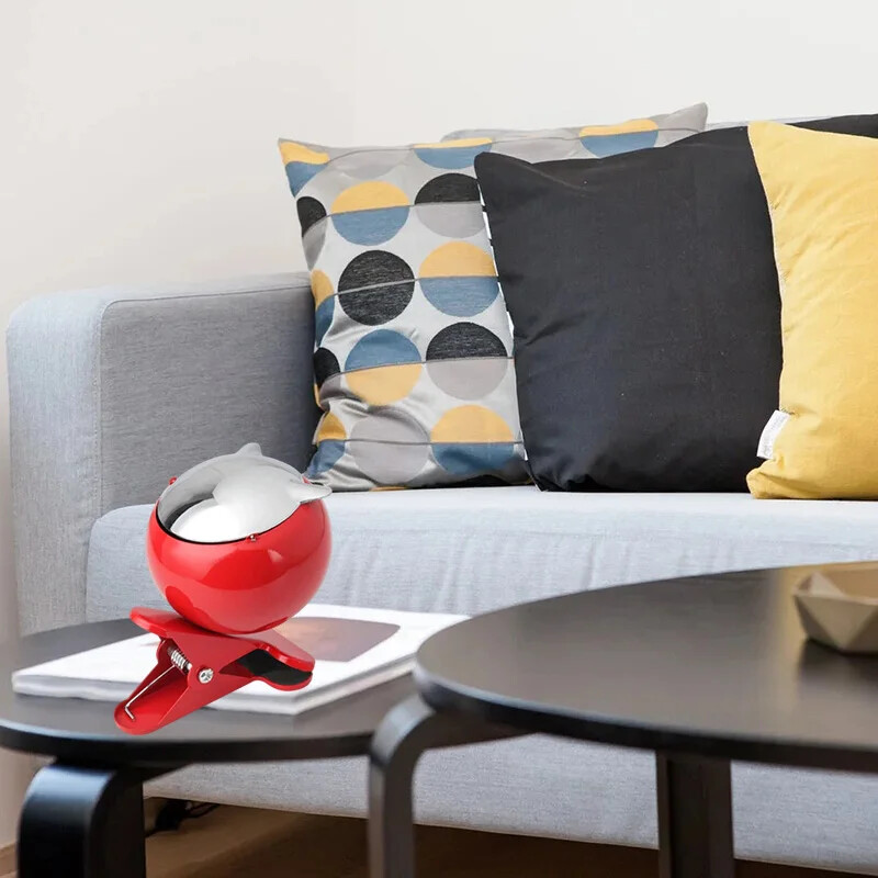 Ornamente creative de scrumieră din metal cu clemă Scrumiere multifuncționale pentru sufragerie Anti-cădere Decorații anti-zburătoare de cenușă Oferă cadouri