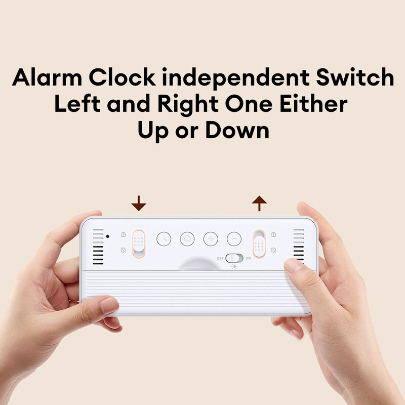 LCD Smart äratuskell Digitaalne ekraan Elektrooniline äratuskell Temperatuur Niiskus Kalender Kuva töölauakell Magamistoa jaoks