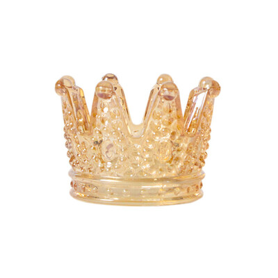 „Crystal Crown“ peleninės žvakių laikiklis lengvas prabangus nišinis aukštos kokybės peleninės aukščiausios kokybės rūkymo rinkinys gali būti naudojamas kaip žvakių laikiklis