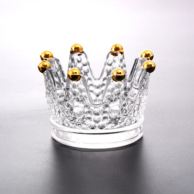 „Crystal Crown“ peleninės žvakių laikiklis lengvas prabangus nišinis aukštos kokybės peleninės aukščiausios kokybės rūkymo rinkinys gali būti naudojamas kaip žvakių laikiklis