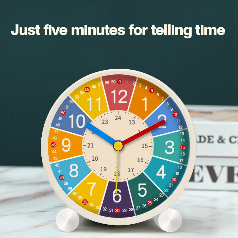 Ümar lauakell Lastele Hariduslikud Digitaalsed äratuskellad Vaiksed ajanäitajad Lastelaud Õpetuskell Õppekellad Kaunistus