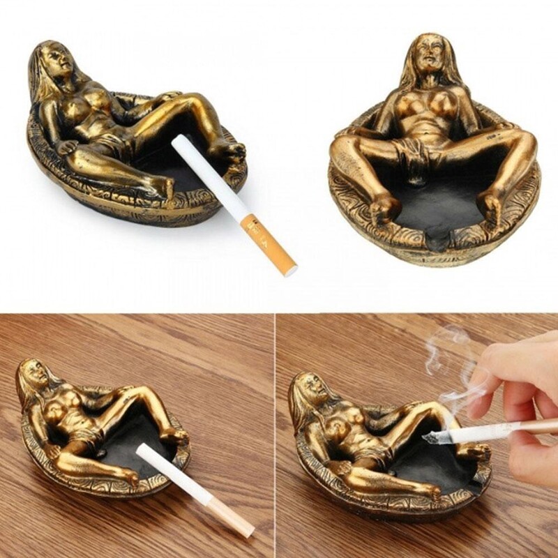 Tuhatoos Kuum Tüdruk Ilu Vannitamine Liivatööriist Sisustus Hotelli kodu Elutoa kaunistamine loominguline sigari tuhatoos