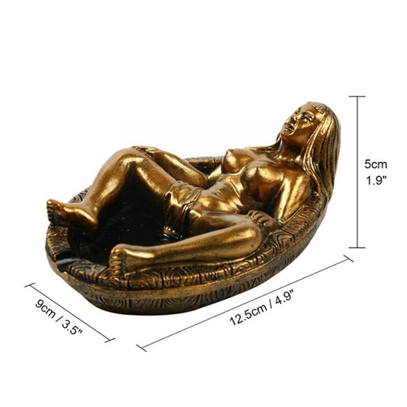 Tuhatoos Kuum Tüdruk Ilu Vannitamine Liivatööriist Sisustus Hotelli kodu Elutoa kaunistamine loominguline sigari tuhatoos