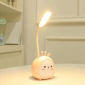 Lauko stovyklavimo lempa USB LED stalinė lempa Triušio lemputė USB įkraunama LED skaitymo lemputė Akių apsauga Spalvinga naktinė lemputė Nauja