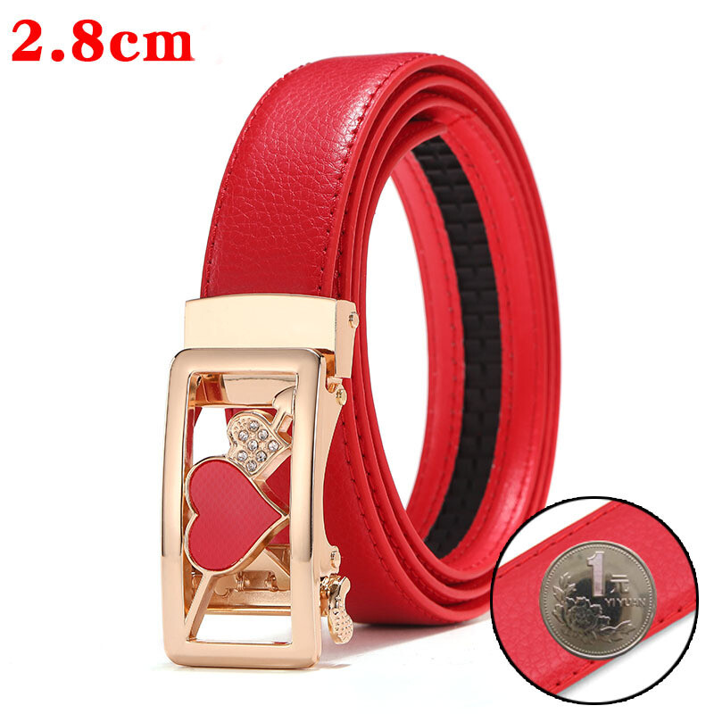 Modni remen, ženski remen s automatskom kopčom, korejska verzija, poslovni, dnevni kopča, omladinski, studentski remen, proizvođač, izravna prodaja