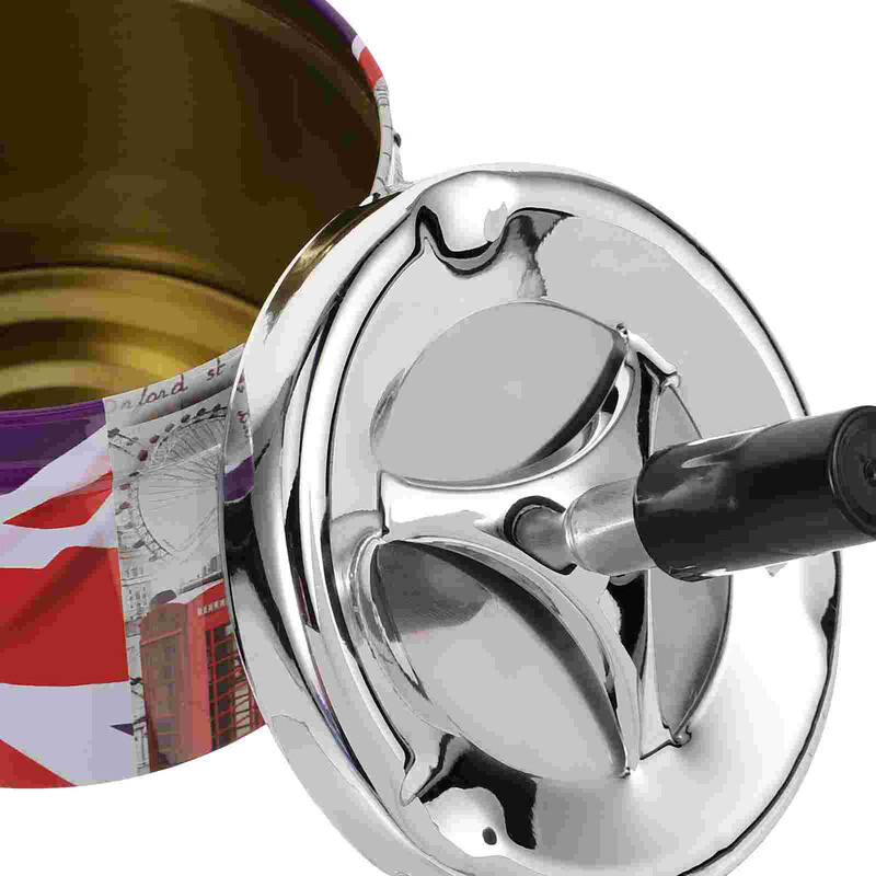 Roostevabast terasest kaasaskantav väike automaatne kustutusmugav tuhatoos auto jaoks koduseks tuhatoosiks Tuhaalus Tuhaalus Kontori tuhatoos