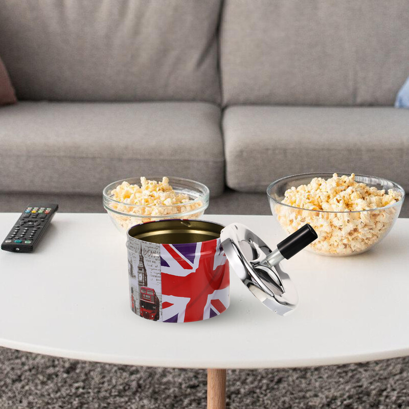 Roostevabast terasest kaasaskantav väike automaatne kustutusmugav tuhatoos auto jaoks koduseks tuhatoosiks Tuhaalus Tuhaalus Kontori tuhatoos