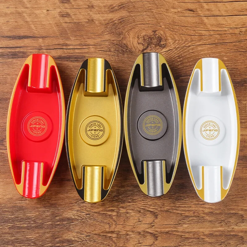 Sigari tuhatoos kaasaskantav kerge tuhaalus 2 pesaga sigarite suitsetamise tarvikute jaoks Lauakaunistus Meeste kingitus