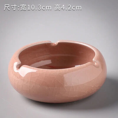 Ge Kiln Ice Crack Κεραμικό Τασάκι Creative Retro Anti-fly Ash Τασάκι Σαλόνι Επιφάνεια εργασίας Απλό Τασάκι Γραφείου Διακόσμηση σπιτιού