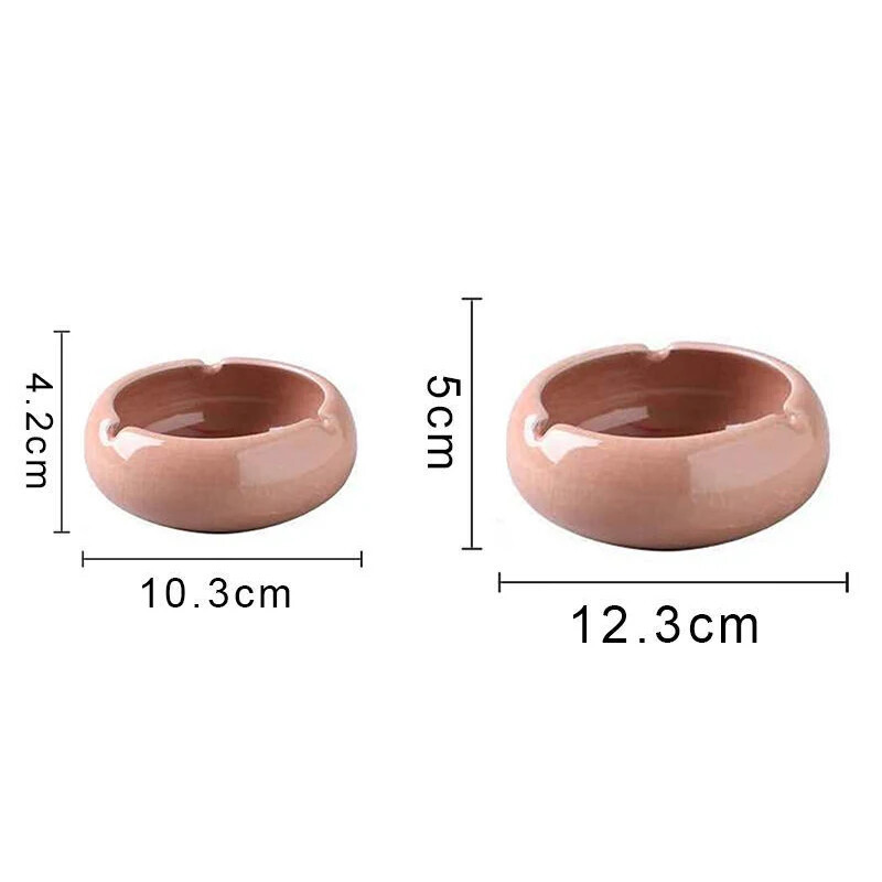 Ge Kiln Ice Crack Κεραμικό Τασάκι Creative Retro Anti-fly Ash Τασάκι Σαλόνι Επιφάνεια εργασίας Απλό Τασάκι Γραφείου Διακόσμηση σπιτιού