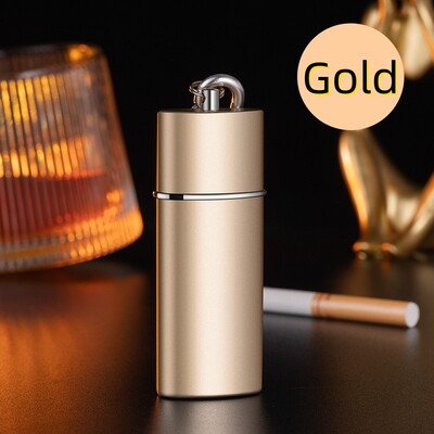 Nešiojama kišeninė peleninė su raktų pakabuku ugniai atspari metalinė peleninė Metalinė cigarų pelenų laikymo priemonė Lauko rūkymo pelenų laikiklis