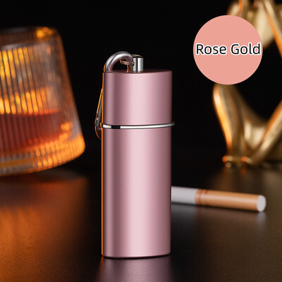 Nešiojama kišeninė peleninė su raktų pakabuku ugniai atspari metalinė peleninė Metalinė cigarų pelenų laikymo priemonė Lauko rūkymo pelenų laikiklis