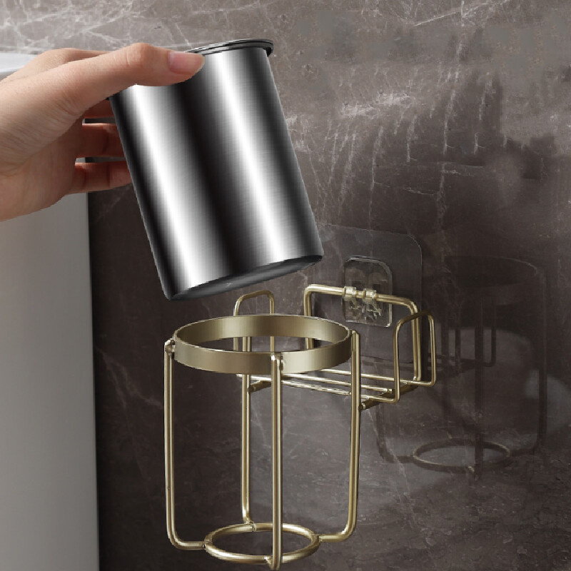 Scrumieră de perete, creativă, din oțel inoxidabil, scrumieră de uz casnic, scrumieră pentru baie, scrumieră portabilă, fără perforații