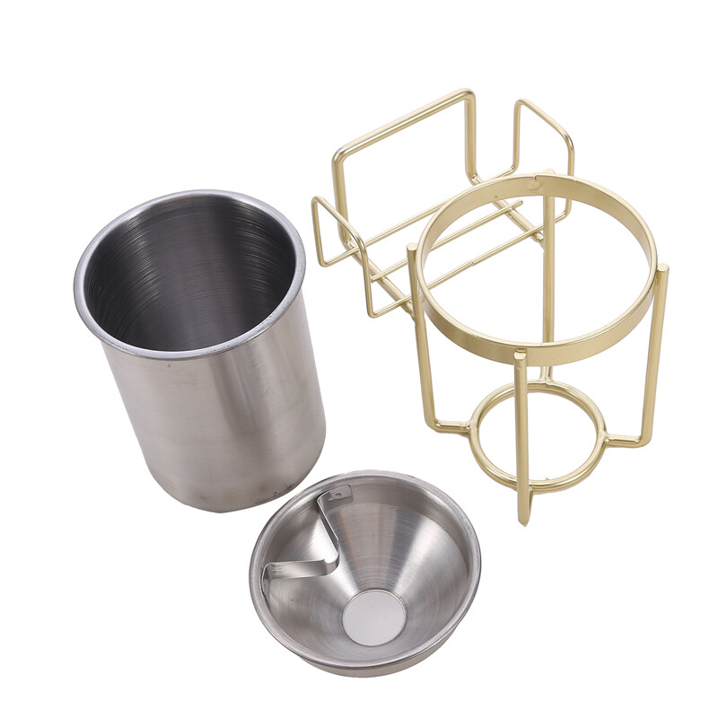 Scrumieră de perete, creativă, din oțel inoxidabil, scrumieră de uz casnic, scrumieră pentru baie, scrumieră portabilă, fără perforații