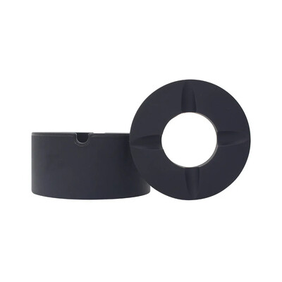 Apvali silikoninė peleninė Nauja didelio dydžio buitinė biuro dūmų taurė Pridėta nuo musių peleninė su dangteliu