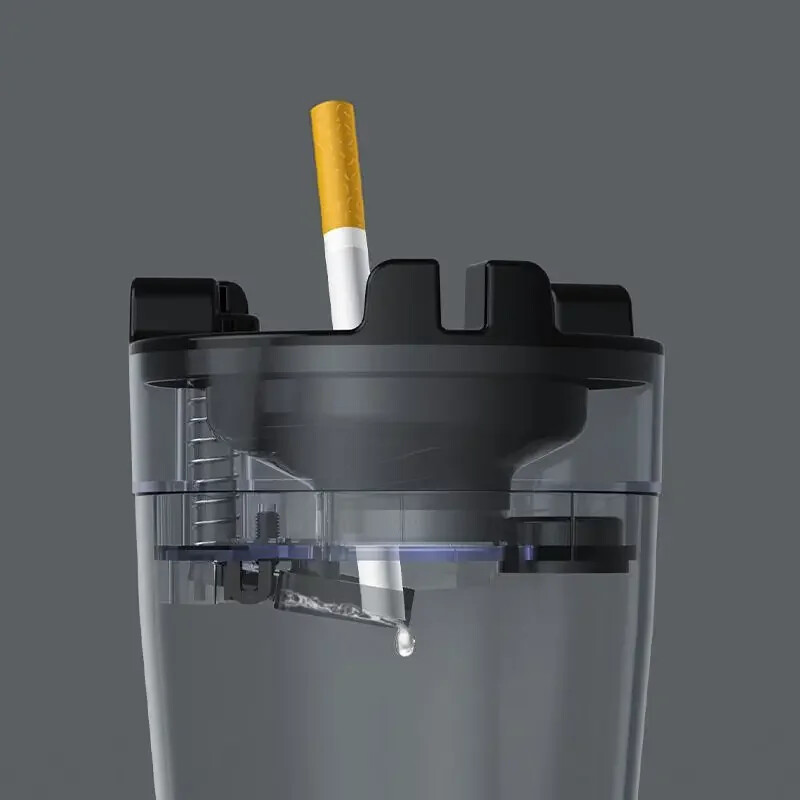 Scrumieră anti zburătoare montată pe mașină cu rezervor de apă Creativă Acasă Sufragerie Personalizată Birou Scrumieră rezistentă la vânt Instrument divin