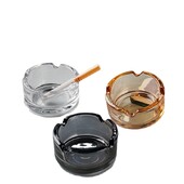 Scrumieră din sticlă fără plumb Bar Cameră de hotel Scrumieră de cristal Dormitor Suport creativ pentru cenușă pentru țigară