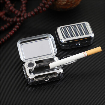 Mini Tashrays Cigarette Home Outdoors Portable Metal Alloy Pocket Smoke Ash Τασάκι για ανδρικά αξεσουάρ τσιγάρων