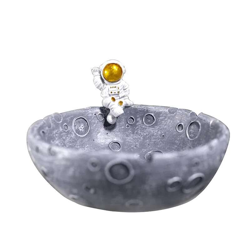 Scrumieră astronaut personalizată la modă Sala de biliard Zona de fumat Accesorii decorative de birou Depozitare Scrumieră portabilă