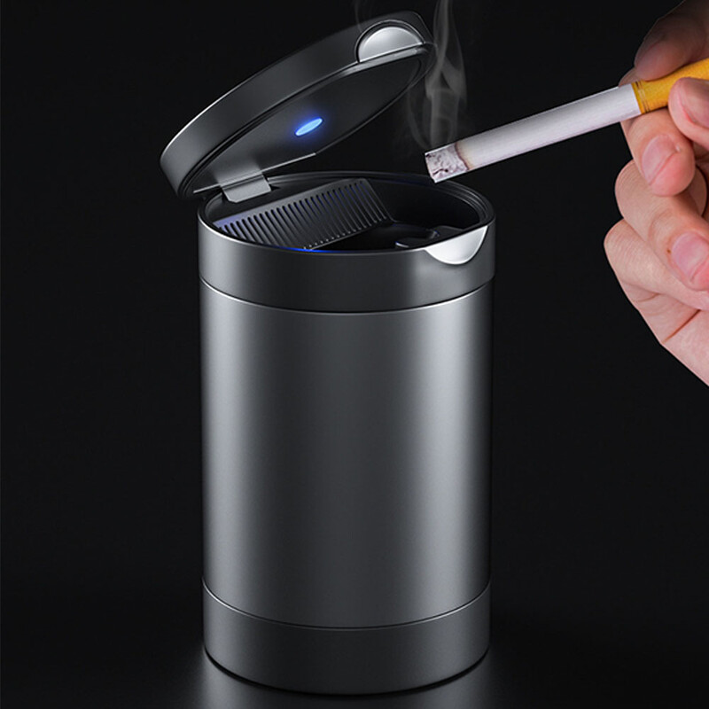 CHANCHAN Scrumieră din aliaj de fum Tendințe pentru sufragerie Cadouri pentru acasă Scrumieră pentru mașină ecologică Husă pentru țigări