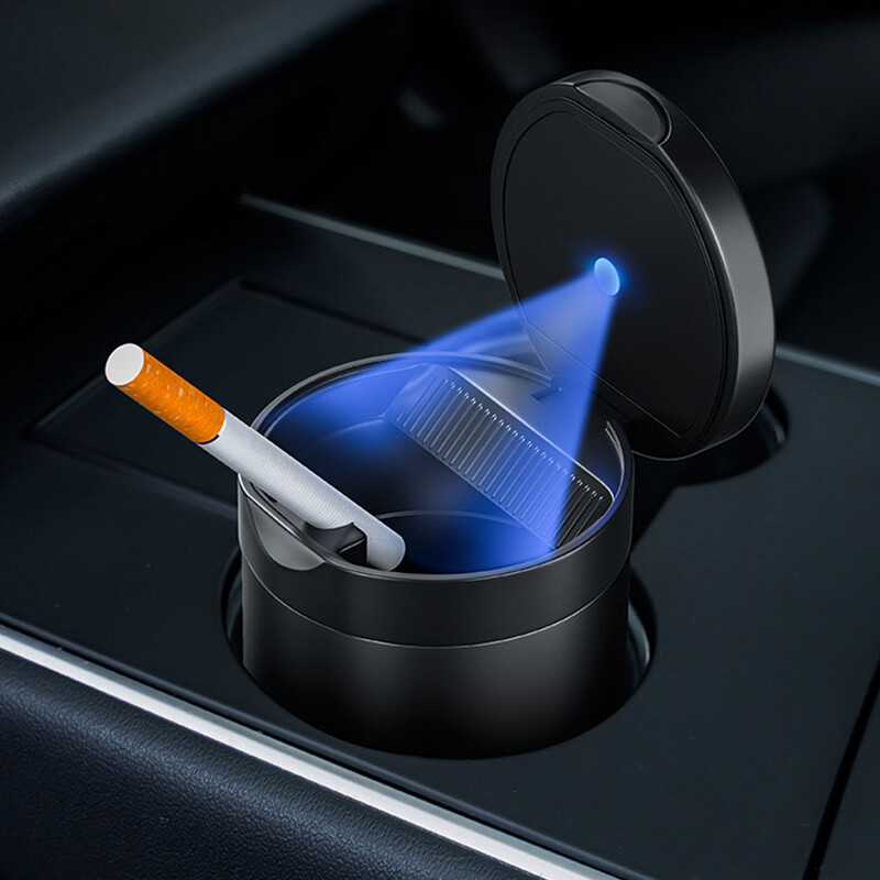 CHANCHAN Scrumieră din aliaj de fum Tendințe pentru sufragerie Cadouri pentru acasă Scrumieră pentru mașină ecologică Husă pentru țigări