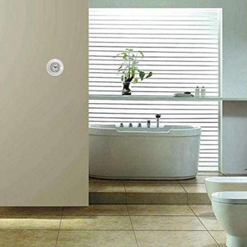 Vandeniui atsparus vonios laikrodis Tylus, netiksintys madingi sieniniai laikrodžiai Netiksėję Tyliai Lengvai skaitomas Didelis Laikrodis skirtas Patio vonios kambariui