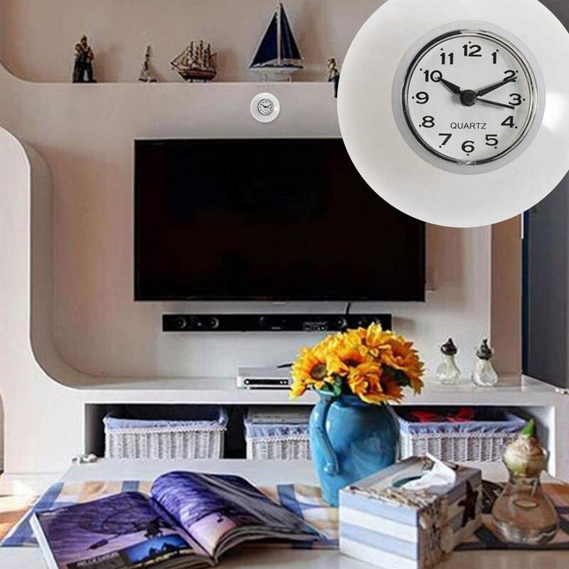 Vandeniui atsparus vonios laikrodis Tylus, netiksintys madingi sieniniai laikrodžiai Netiksėję Tyliai Lengvai skaitomas Didelis Laikrodis skirtas Patio vonios kambariui