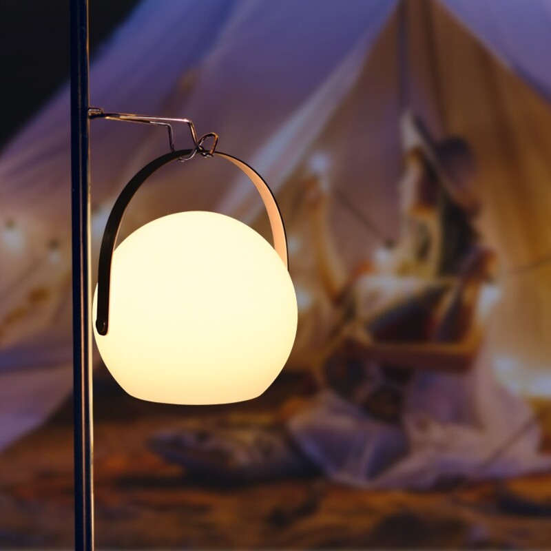 Tuya, 16 culori, telecomandă inteligentă RGB LED, în aer liber, impermeabilă, fără fir de masă, pentru camping, încărcare prin USB, decorare portabilă