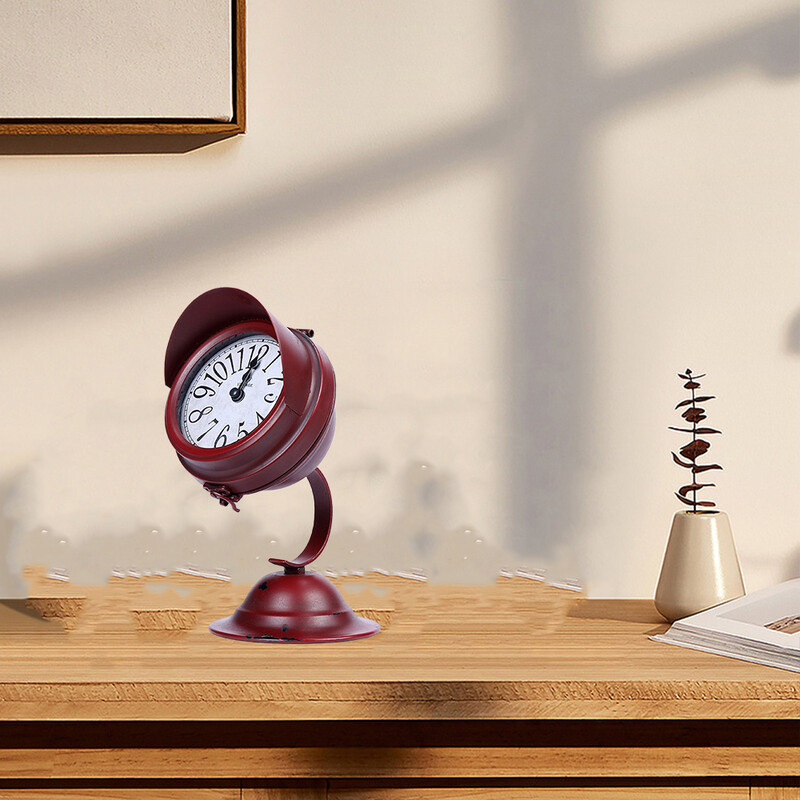 1vnt stalinis laikrodis,europietiškų retro geležinių laikrodžių papuošalai,darbiniai amatai,maži prožektorių laikrodis,namų dekoravimo asmenybės dovana