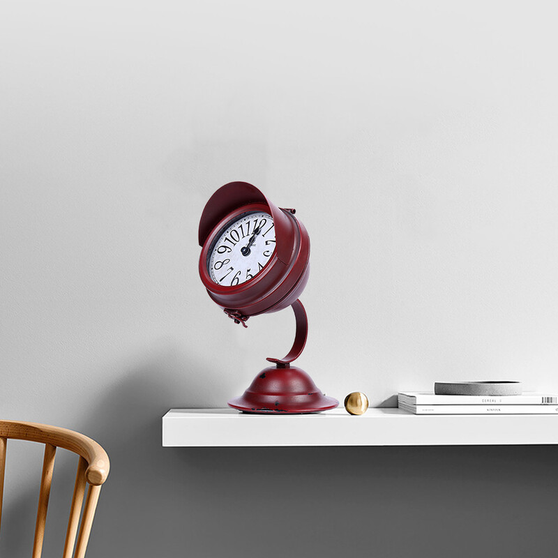 1vnt stalinis laikrodis,europietiškų retro geležinių laikrodžių papuošalai,darbiniai amatai,maži prožektorių laikrodis,namų dekoravimo asmenybės dovana