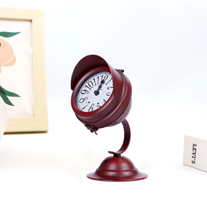 1vnt stalinis laikrodis,europietiškų retro geležinių laikrodžių papuošalai,darbiniai amatai,maži prožektorių laikrodis,namų dekoravimo asmenybės dovana