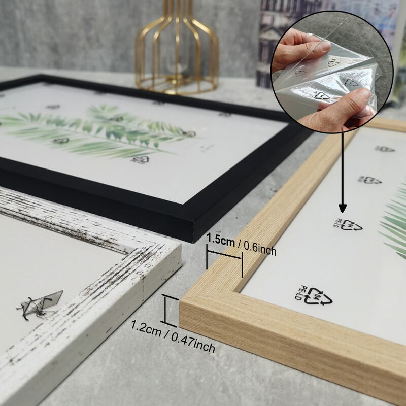 Puidust pildiraam seinale riputamiseks 10x15 15x20 20x25cm A4 puidust pildiraam piltide jaoks fotodekoor Mälestuskingitus