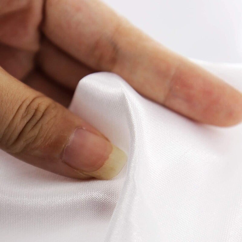 Stačiakampė satino staltiesė Vestuvių staltiesė Balta Kalėdoms Kūdikių dušas Gimtadienio renginiai Banketų dekoras Namų valgomasis stalas