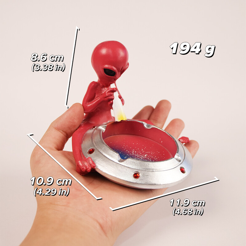 1 PC, tuhatoos, peen tulnuka loominguline tuhatoos, loominguline UFO-disain, tulnuka isikupärastatud tuhatoos, tulnuka stiilis vaiguga tuhatoos