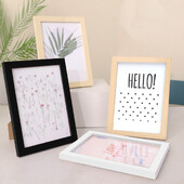 Puidust pildiraam seinale riputamiseks 10x15cm 15x20cm 20x25cm A4 puidust pildiraam piltide jaoks Fotodekoor Töölaua kaunistus