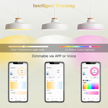 ZigBee GU10 WiFi Smart LED крушка RGB W+C 5W димируеми лампи EWelink APP Control Spotlight крушка работи с Alexa Google Alice