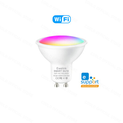 ZigBee GU10 WiFi pametna LED žarulja RGB W+C 5W svjetiljke s mogućnošću prigušivanja EWelink APP Control Spotlight žarulja radi s Alexa Google Alice