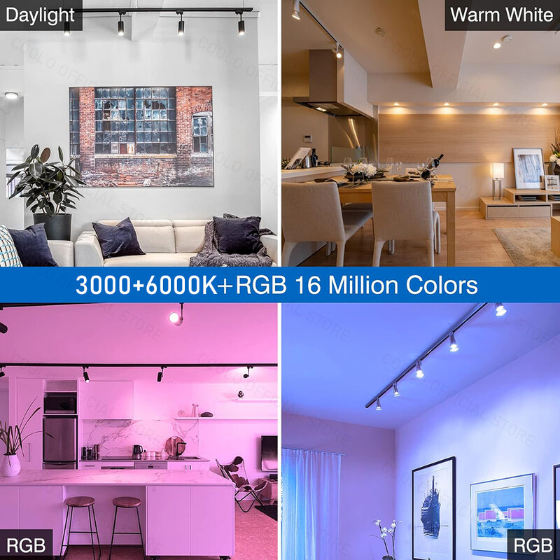 ZigBee GU10 WiFi pametna LED žarulja RGB W+C 5W svjetiljke s mogućnošću prigušivanja EWelink APP Control Spotlight žarulja radi s Alexa Google Alice