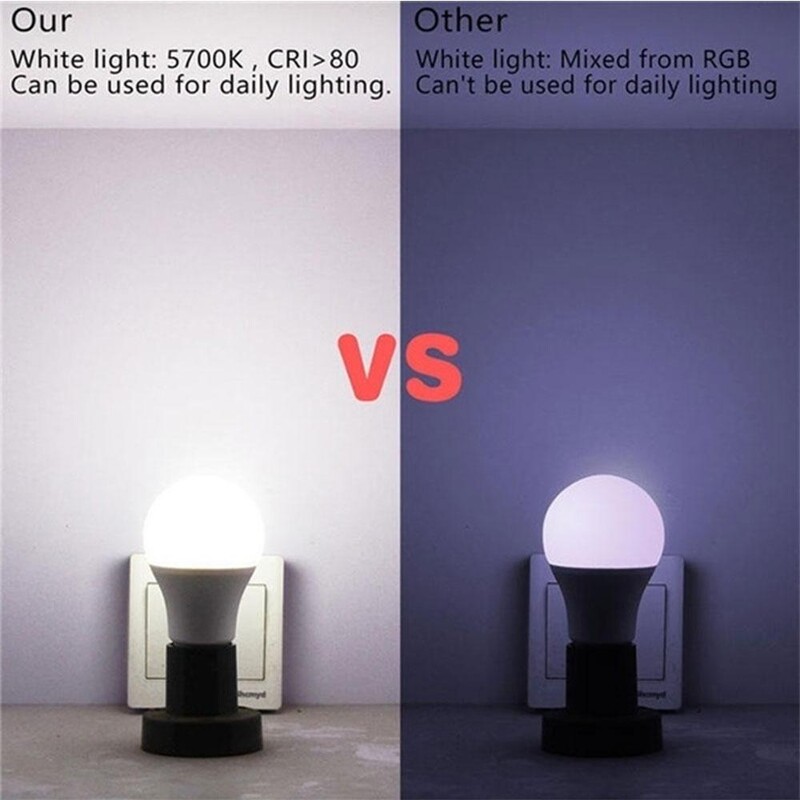 JJYY 1PC E27 Becuri RGB Becuri LED cu schimbare de culoare RGB 16 Lampă cu telecomandă cu schimbare de culoare 3/5/10/15W