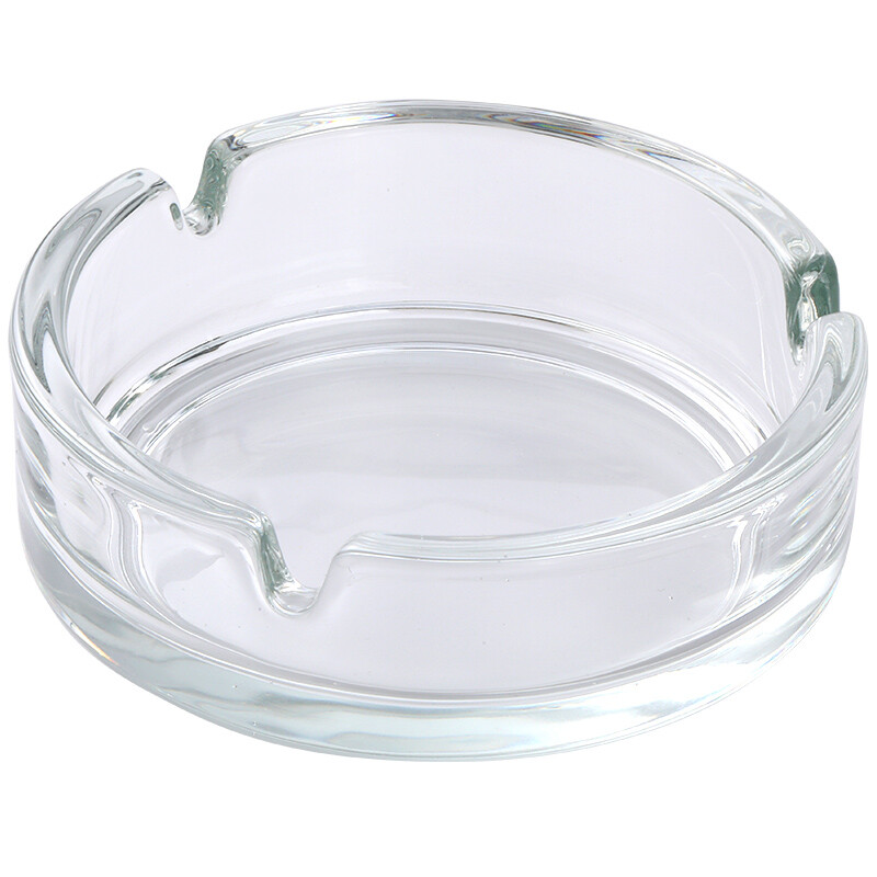 Scrumieră mică de sticlă, scrumieră, bar de hotel din sticlă de cristal, masă mică de ceai dedicată KTV, ieftină