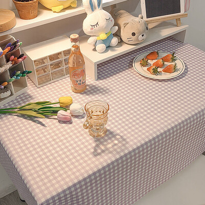 Ins Korea ruuduline laudlina žakaarkangast kirjutuslaud laudlina matt taustariie kodukaunistus põhjamaine kaasaegne laud elutuba