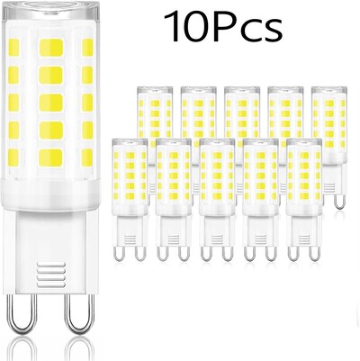 10 τμχ Φωτεινή λάμπα LED G9 AC220V 7W Κεραμική λάμπα LED SMD2835 Θερμό/Ψυχρό Λευκό Spotlight αντικαθιστά το φως αλογόνου χονδρική