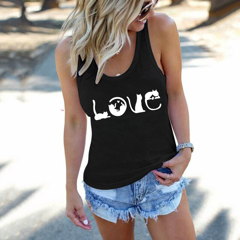 Harajuku Cat Print Cartoon Cross-border Cardigan Funny Cat print Cardigan Γυναικεία αμάνικη ζακέτα Harajuku