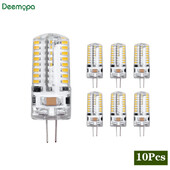 10 vnt/partija G4 LED lempa 2W 3W 4W 5W 7W 9W kintamoji srovė 12V 220V kukurūzų lemputė SMD2835 3014 360 spindulio kampas Pakeiskite halogeninius šviestuvus