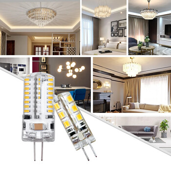 10 τμχ/παρτίδα G4 Λάμπα LED 2W 3W 4W 5W 7W 9W AC DC 12V 220V Λαμπτήρας καλαμποκιού SMD2835 3014 360 Γωνία Δέσμης Αντικατάσταση Φωτιστικών Πολυελαίου Αλογόνου