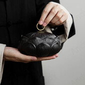 Retro keramikos peleninė rankinis matinis kavos staliukas Peleninės Creative Lotus Decoration Biuro darbastalio pelenų padėklas namų dekoravimas