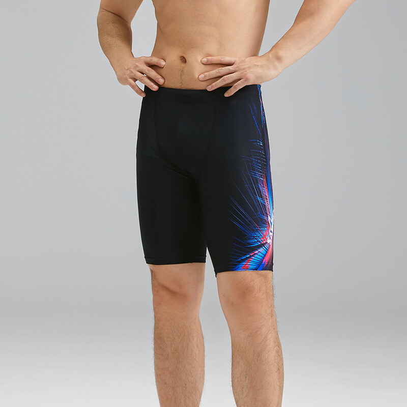 Uued kloorikindlad meeste sportlikud ujumispüksid, kiiresti kuivavad hingavad 5 veerandlauaga lühikesed püksid Surf Boxer professionaalsed ujumispüksid